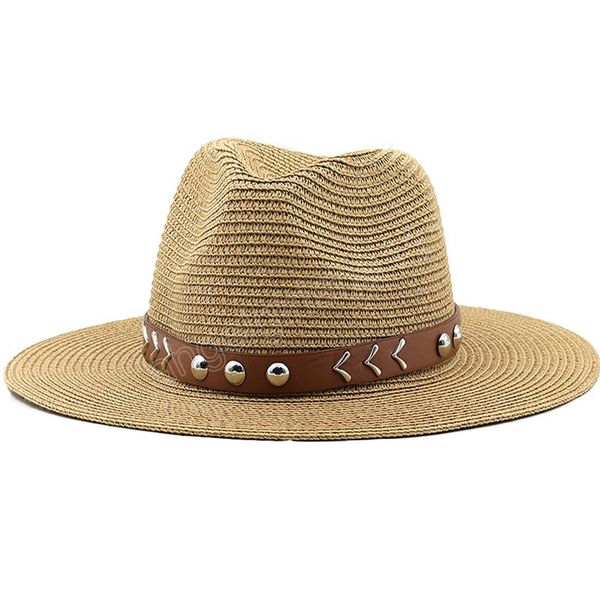straw hat for women men jazz fedoras sun hats summer breathable elegant ladies party wide brim hat, Yellow
straw hat for women men jazz fedoras sun hats summer breathable elegant ladies party wide brim hat, Yellow