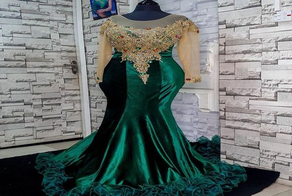 2021 plus size arabic aso ebi green mermaid velvet prom dresses lace beaded crystals evening formal party second reception bridesm4601895, Black
2021 plus size arabic aso ebi green mermaid velvet prom dresses lace beaded crystals evening formal party second reception bridesm4601895, Black