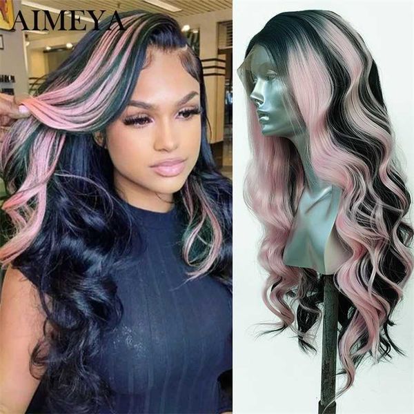 synthetic lace wigs for black women highlight green lace wig pink hair long wavy cosplay wigs heat resistant fiber 230524, Black;brown
synthetic lace wigs for black women highlight green lace wig pink hair long wavy cosplay wigs heat resistant fiber 230524, Black;brown