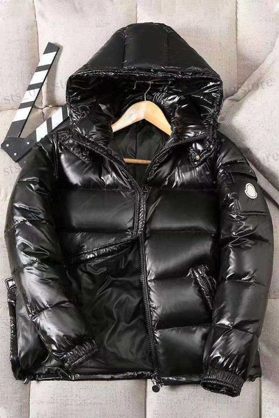 men's down parkas 2023 winter new conventional padded jacket with sleeve tags coat thicken white duck t230705, Black
men's down parkas 2023 winter new conventional padded jacket with sleeve tags coat thicken white duck t230705, Black