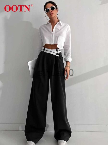 women's pants capris ootn elegant black pleated loose pants fashion street wide leg pants 2023 high waist trousers office long pants sp, Black;white
women's pants capris ootn elegant black pleated loose pants fashion street wide leg pants 2023 high waist trousers office long pants sp, Black;white