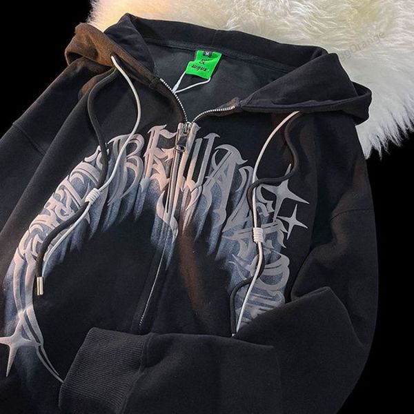mens hoodies sweatshirts american style retro street sweet cool letter print hooded sweater women y2k couple loose versatile casual cardigan, Black
mens hoodies sweatshirts american style retro street sweet cool letter print hooded sweater women y2k couple loose versatile casual cardigan, Black