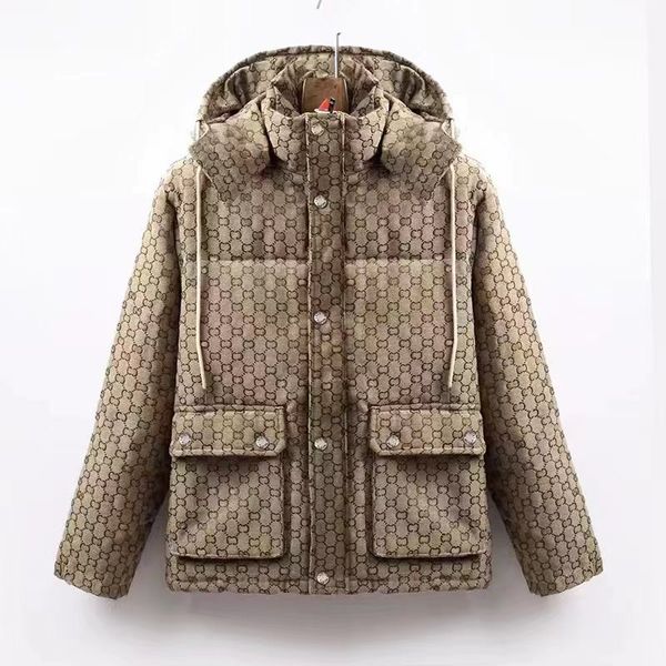 mens down jackets parka womenpuffer jacket hooded premium casual outdoor winter warm thickened zipper khaki brown letters printed, Black;brown
mens down jackets parka womenpuffer jacket hooded premium casual outdoor winter warm thickened zipper khaki brown letters printed, Black;brown