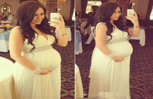 2019 maternity wedding dresses pregnant v neck sleeveless beaded empire high waist chiffon long bridal gowns custom size7525201, White
2019 maternity wedding dresses pregnant v neck sleeveless beaded empire high waist chiffon long bridal gowns custom size7525201, White