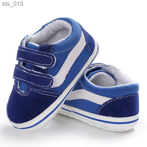 baby canvas classic sneakers newborn flash sports crib shoes infant first walkers toddler soft sole anti-slip baby shoes l230518, Black