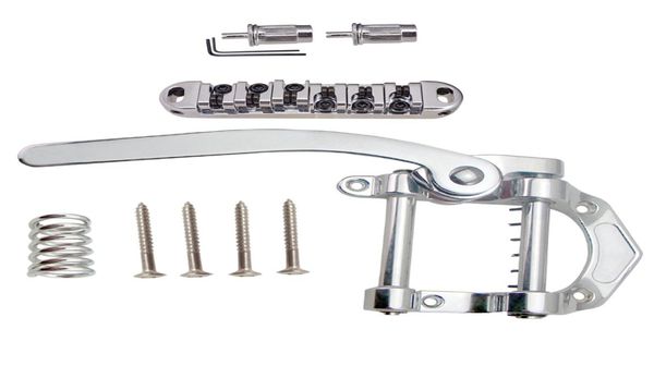 1 set b5 tremolo bridge tailpiece and roller saddle locking bridge for lp guitar9853566
1 set b5 tremolo bridge tailpiece and roller saddle locking bridge for lp guitar9853566