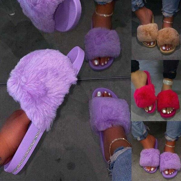 sandals rhinestone furry slippers women fur home fluffy sliders summer flats sweet ladies shoes purple rose color 230417, Black
sandals rhinestone furry slippers women fur home fluffy sliders summer flats sweet ladies shoes purple rose color 230417, Black