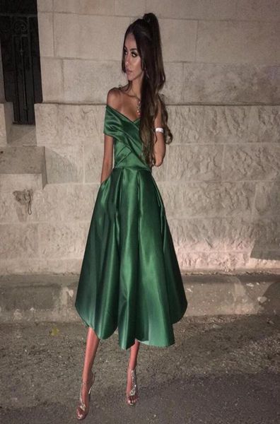 elegant dark green short prom dresses off shoulder ruched elastic satin tea length puffy short homecoming dresses cocktail party d9585437, Black
elegant dark green short prom dresses off shoulder ruched elastic satin tea length puffy short homecoming dresses cocktail party d9585437, Black