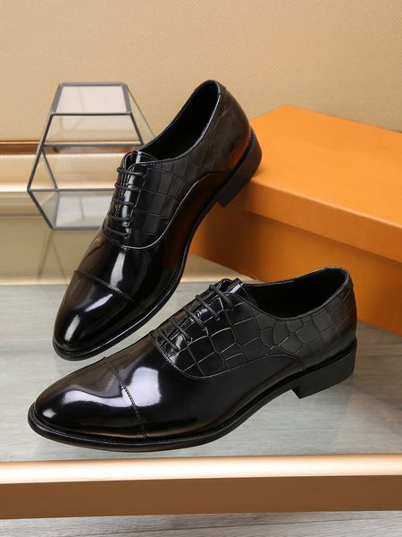 2023 men dress shoes office fashion designer genuine leather flats male classic brand handmade business shoes size 38-44, Black
2023 men dress shoes office fashion designer genuine leather flats male classic brand handmade business shoes size 38-44, Black