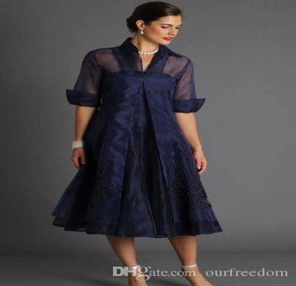 navy blue mother of the bride dresses short sleeve mother dresses lace appliques tea length with jacket formal evening prom party 7670104, Black;red
navy blue mother of the bride dresses short sleeve mother dresses lace appliques tea length with jacket formal evening prom party 7670104, Black;red