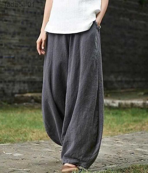 cotton linen bloomers wide leg pants women vintage full length fashion elegent pants solid elasitic waist spring autumn 5xl l230621, Black;white
cotton linen bloomers wide leg pants women vintage full length fashion elegent pants solid elasitic waist spring autumn 5xl l230621, Black;white