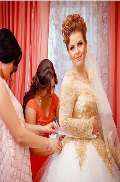 modabell luxury white gold wedding dresses appliques lace beaded ball gowns long sleeved bridal dress court train vestodo de novia5968989
modabell luxury white gold wedding dresses appliques lace beaded ball gowns long sleeved bridal dress court train vestodo de novia5968989
