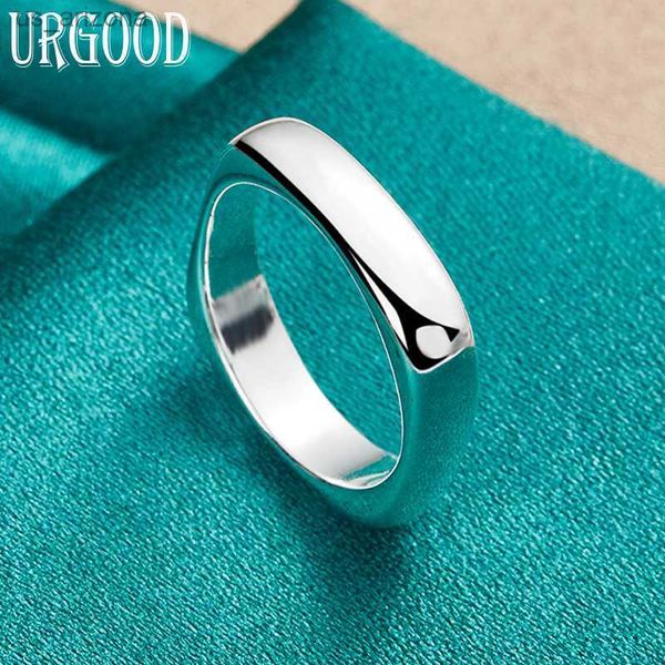 925 sterling silver smooth square ring for women man party engagement wedding romantic fashion jewelry gift l230620
925 sterling silver smooth square ring for women man party engagement wedding romantic fashion jewelry gift l230620