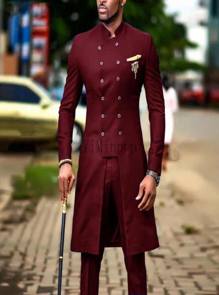 burgundy mens suit stand collar double breasted wedding tuxedos suits 2 piece costume mariage homme prom long coatpant1787024, Black;gray
burgundy mens suit stand collar double breasted wedding tuxedos suits 2 piece costume mariage homme prom long coatpant1787024, Black;gray