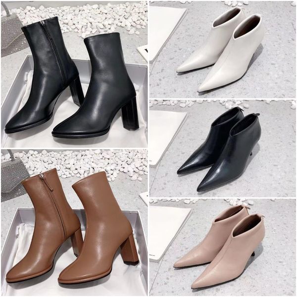 the row women 1 suede boots new robin leather platform ankle boots designers fashion zipped 1 leather ankle boots size 35-41, Black
the row women 1 suede boots new robin leather platform ankle boots designers fashion zipped 1 leather ankle boots size 35-41, Black