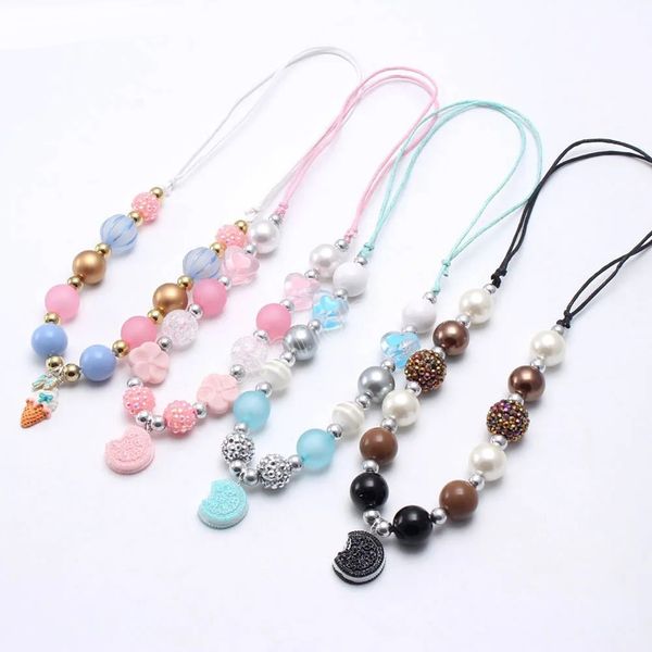 cute cookie/ice cream pendants baby girls adjustable rope necklace fashion chunky beads necklace for kids child jewelry, Red;brown
cute cookie/ice cream pendants baby girls adjustable rope necklace fashion chunky beads necklace for kids child jewelry, Red;brown