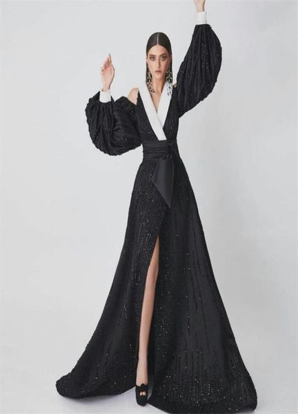 modern design evening dresses long sleeves white and black sequins beads bling prom dresses hollow custom made robe 6636174, Black;red
modern design evening dresses long sleeves white and black sequins beads bling prom dresses hollow custom made robe 6636174, Black;red