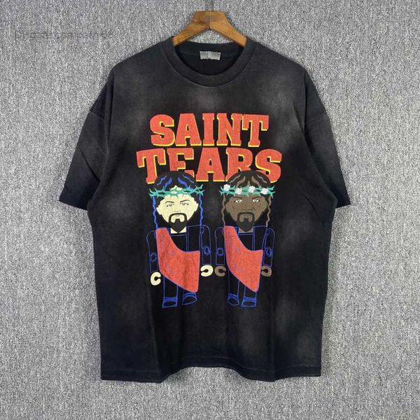t shirt tee apparel men women funny saint tears print short sleeve t-shirt real pics, White;black
t shirt tee apparel men women funny saint tears print short sleeve t-shirt real pics, White;black