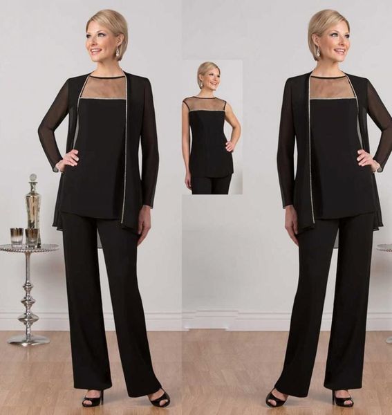 2020 ursula mother of the bride pant suits chiffon long sleeve black wedding guest dress plus size women formal outfit8354812, Black;red
2020 ursula mother of the bride pant suits chiffon long sleeve black wedding guest dress plus size women formal outfit8354812, Black;red