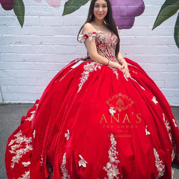 red satin ball gown quinceanera dresses gold appliques beaded off the shoulder sweet 16 dress pageant gowns vestido de 15 anos, Blue;red
red satin ball gown quinceanera dresses gold appliques beaded off the shoulder sweet 16 dress pageant gowns vestido de 15 anos, Blue;red