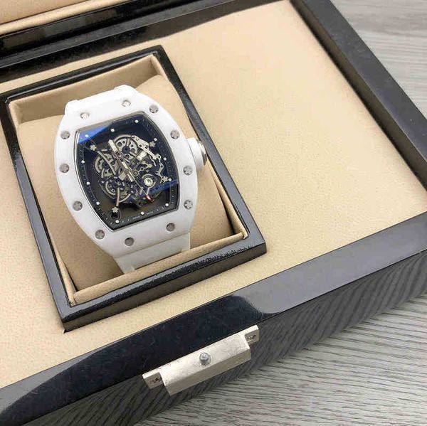 rakish mechanical cool wrist watches tv factory rm055 mens business fashion trend full hollowed out luminous el ceramic rubber swiss movemen, Slivery;brown
rakish mechanical cool wrist watches tv factory rm055 mens business fashion trend full hollowed out luminous el ceramic rubber swiss movemen, Slivery;brown