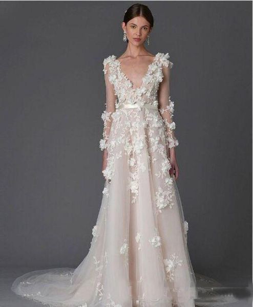 modest marchesa lace bohemian beach wedding gowns 3d foral appliques dubai arabic handmade flower country bridal gowns long sleeve6936583, White
modest marchesa lace bohemian beach wedding gowns 3d foral appliques dubai arabic handmade flower country bridal gowns long sleeve6936583, White