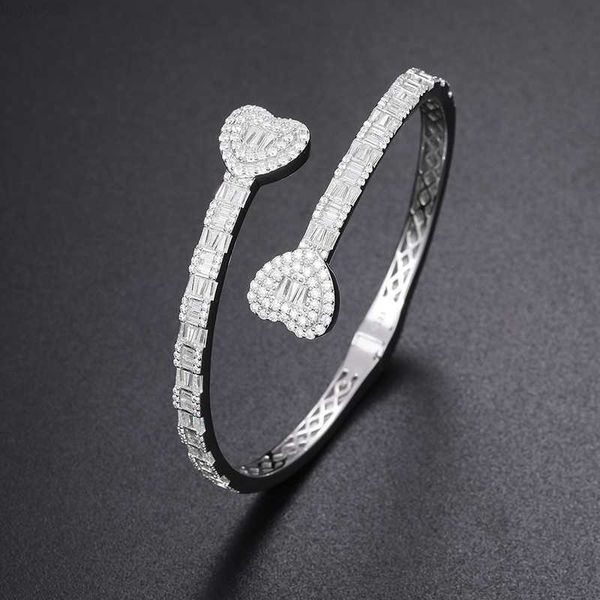 925 sterling silver pass diamond tester emerald cut vvs baguette moissanite heart bracelet bangle for men women
925 sterling silver pass diamond tester emerald cut vvs baguette moissanite heart bracelet bangle for men women