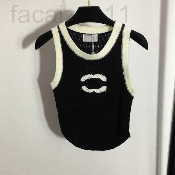 women's tanks & camis designer 23ss brand women knit vest black white stitching camisole slim summer womens clothes a1 6swu
women's tanks & camis designer 23ss brand women knit vest black white stitching camisole slim summer womens clothes a1 6swu