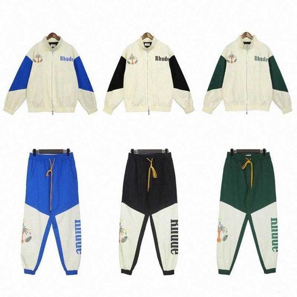 designer mens rhude hoodie sweatshirts jacket sweater fashion tracksuit men trousers streetwear sportswear stand collar pants high street su, Black;brown
designer mens rhude hoodie sweatshirts jacket sweater fashion tracksuit men trousers streetwear sportswear stand collar pants high street su, Black;brown