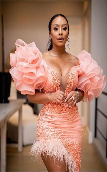 2021 plus size arabic aso ebi pink stylish luxurious prom dresses pearls sheath feather evening formal party second reception gown5299901, Black
2021 plus size arabic aso ebi pink stylish luxurious prom dresses pearls sheath feather evening formal party second reception gown5299901, Black