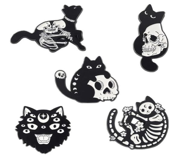 gothic cat enamel pin skull skeleton witch cats badge brooch lapel pins denim jeans shirt bag punk jewelry gift for friends3701601, Blue
gothic cat enamel pin skull skeleton witch cats badge brooch lapel pins denim jeans shirt bag punk jewelry gift for friends3701601, Blue