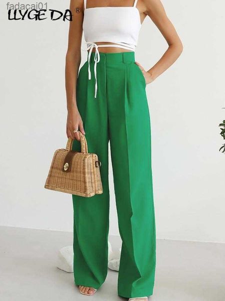 women casual elegant long pants green high waist wide leg trouser female 2023 summer chic pocket zipper office ladies trousers l230621, Black;white
women casual elegant long pants green high waist wide leg trouser female 2023 summer chic pocket zipper office ladies trousers l230621, Black;white
