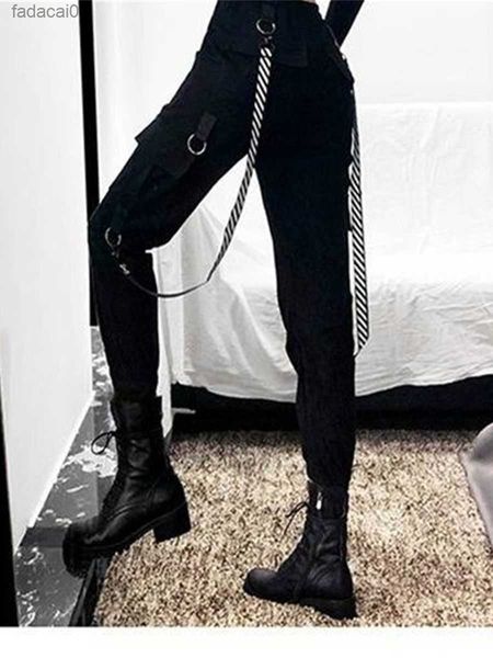 black cargo pants women casual joggers high waist loose female hip hop trousers korean punk pants funny capri streetwear femme l230621, Black;white
black cargo pants women casual joggers high waist loose female hip hop trousers korean punk pants funny capri streetwear femme l230621, Black;white