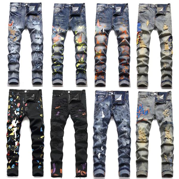 am jeans for pants black jeans men embroidery stars zipper fly streetwear skinny hip hop denim pants letter jeans pantalones men's brok, Blue
am jeans for pants black jeans men embroidery stars zipper fly streetwear skinny hip hop denim pants letter jeans pantalones men's brok, Blue