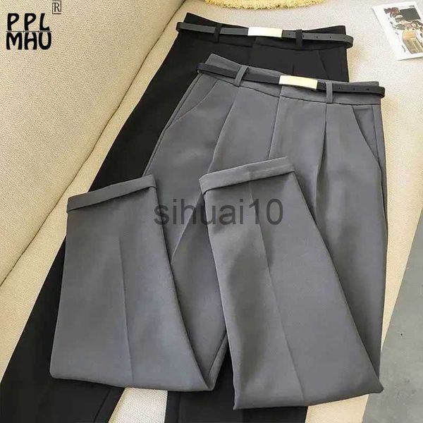 women's pants capris office lady belt harem suit pants high waist work classic pantnes women 2023 spring casual baggy capris ankle leng, Black;white
women's pants capris office lady belt harem suit pants high waist work classic pantnes women 2023 spring casual baggy capris ankle leng, Black;white