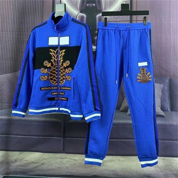 mens designer tracksuits hooded suit lateral fringe leisure jacket sports blue white splice men front zipper pocket sweatshirts long sleeves, Gray
mens designer tracksuits hooded suit lateral fringe leisure jacket sports blue white splice men front zipper pocket sweatshirts long sleeves, Gray
