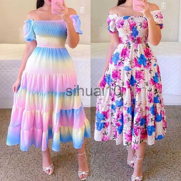 casual dresses 2023 casual women summer dress elegant chiffon floral print dress beach style elastic short sleeve a-line dress women j230705, Black;gray
casual dresses 2023 casual women summer dress elegant chiffon floral print dress beach style elastic short sleeve a-line dress women j230705, Black;gray
