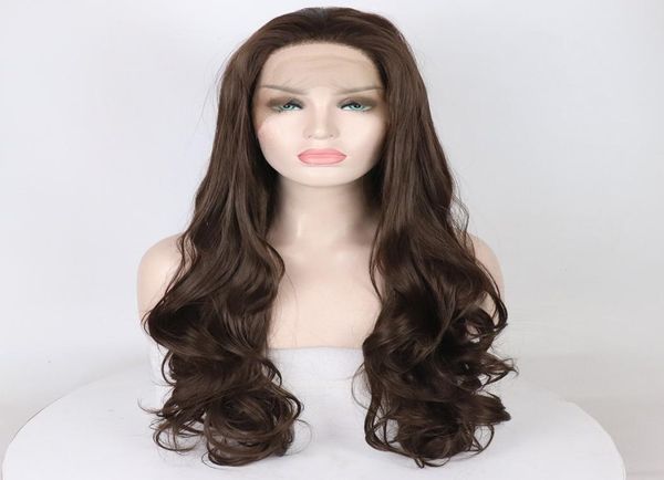 dark brown body wave synthetic 133 lace front wig glueless heat resistant fiber hair parting for women party wig9158109, Black
dark brown body wave synthetic 133 lace front wig glueless heat resistant fiber hair parting for women party wig9158109, Black