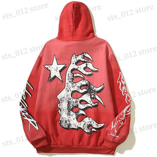 men's hoodies sweatshirts red hellstar hoodie plus velvet hellstar printed high street fashion hip hop loose hoodies sportswear couple, Black
men's hoodies sweatshirts red hellstar hoodie plus velvet hellstar printed high street fashion hip hop loose hoodies sportswear couple, Black