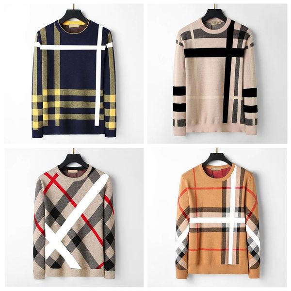 designer sweater mens black blue yellow knit warm wool classic plaid stripe brand clothing fashion long sleeve luxury men jumper hoodie tshi
designer sweater mens black blue yellow knit warm wool classic plaid stripe brand clothing fashion long sleeve luxury men jumper hoodie tshi