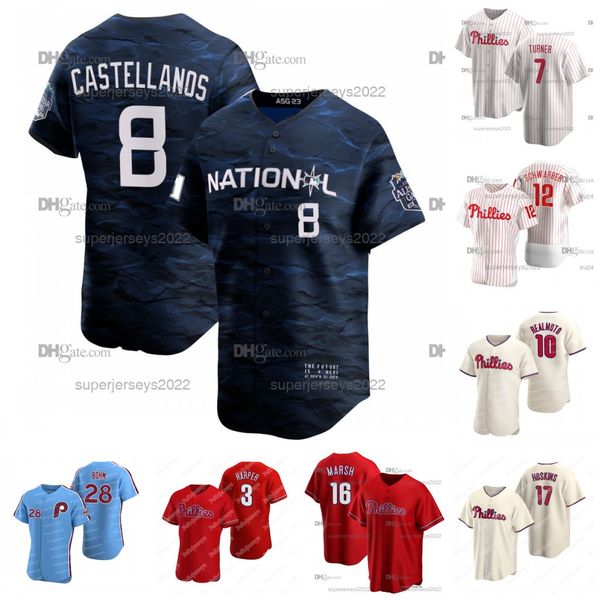 7 trea turner kyle schwarber phillies baseball jerseys nick castellanos 3 harper alec bohm j.t. realmuto brandon marsh rhys hoskins taijuan, Blue;black
7 trea turner kyle schwarber phillies baseball jerseys nick castellanos 3 harper alec bohm j.t. realmuto brandon marsh rhys hoskins taijuan, Blue;black