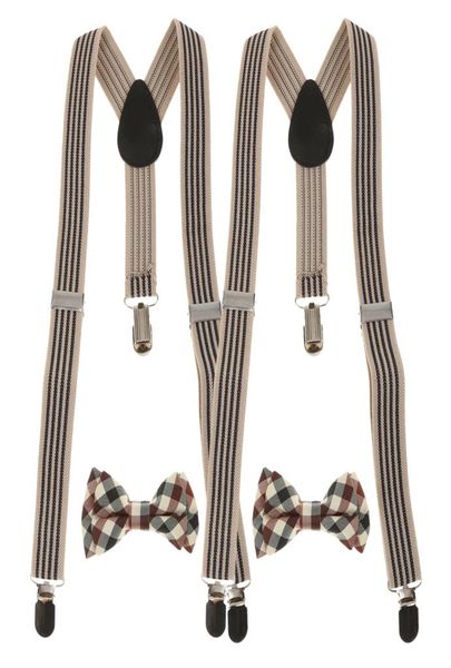 pack of 2 sets kid stretchble yback suspender plaid bowtie set clipon braces belts9013950, Blue
pack of 2 sets kid stretchble yback suspender plaid bowtie set clipon braces belts9013950, Blue