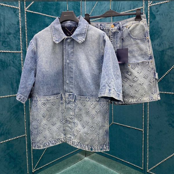 men's tracksuits casual shirt denim short sleeve t-shirt button cardigan shorts set designer shirt casual jogging beach shorts two-piec, Gray
men's tracksuits casual shirt denim short sleeve t-shirt button cardigan shorts set designer shirt casual jogging beach shorts two-piec, Gray