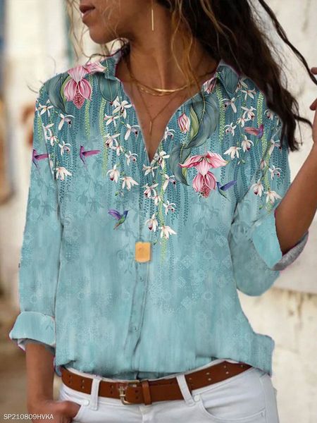 fashion women shirt casual long-sleeved shirt women spring and autumn new women blouses lapel neck, White
fashion women shirt casual long-sleeved shirt women spring and autumn new women blouses lapel neck, White