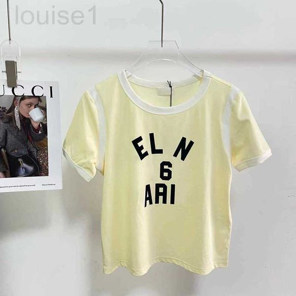 women's t-shirt designer spring summer new shoulder contrast 16 flocking short sleeve loose round neck high edition c67y, White
women's t-shirt designer spring summer new shoulder contrast 16 flocking short sleeve loose round neck high edition c67y, White