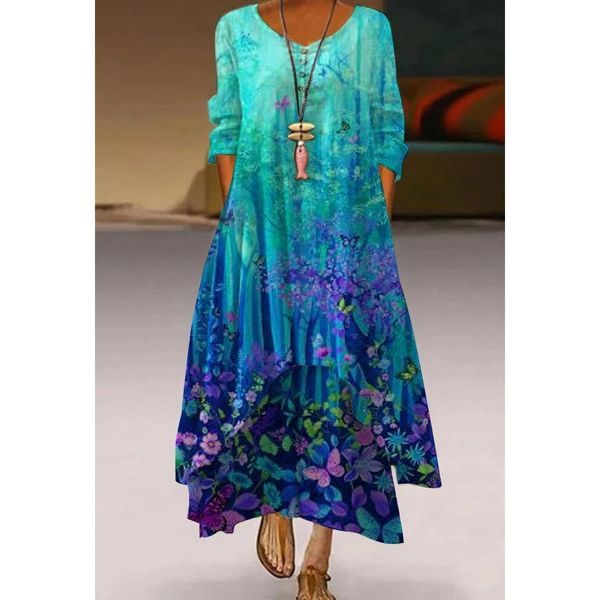 basic casual dresses floral elegant long dress women fashion summer beach evening party maxi sleeve flower butterfly faldas 230705, Black;gray
basic casual dresses floral elegant long dress women fashion summer beach evening party maxi sleeve flower butterfly faldas 230705, Black;gray
