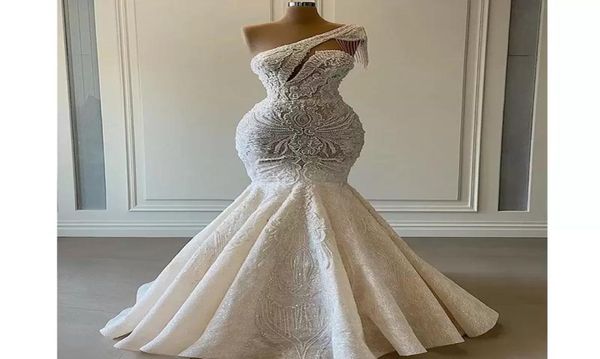lace beaded bridal gowns one shoulder mermaid wedding dresses crystal beads sequin sweep train real picture robe de mariee5961422, White
lace beaded bridal gowns one shoulder mermaid wedding dresses crystal beads sequin sweep train real picture robe de mariee5961422, White