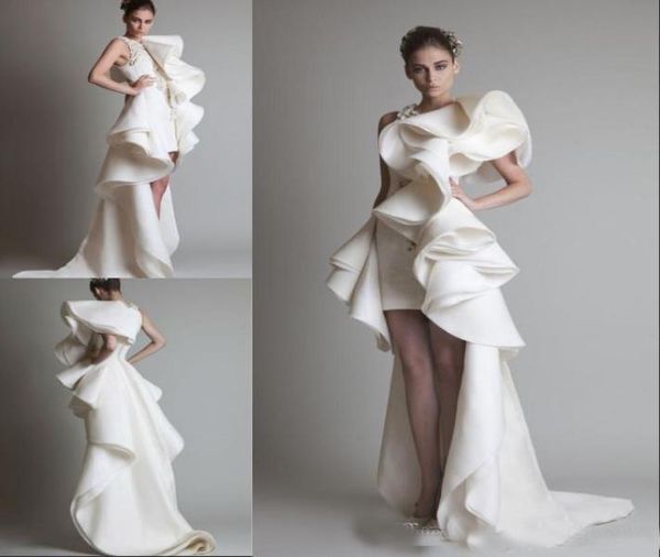 2018 unique design white ivory ruffles wedding dresses one shoulder appliques sheath hilo organzasatin krikor jabotian bridal go6771755
2018 unique design white ivory ruffles wedding dresses one shoulder appliques sheath hilo organzasatin krikor jabotian bridal go6771755