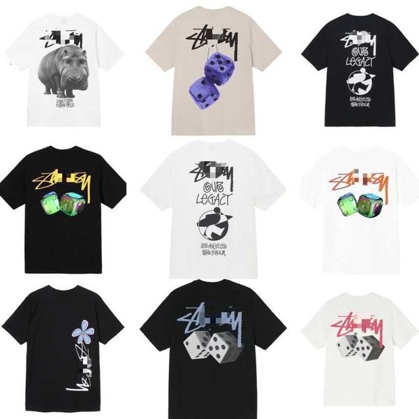 23new mens shirts stussys tees tshirts dice printed designer ice cream t-shirt summer fashion breathable short sleeve casual 1rcv, White;black
23new mens shirts stussys tees tshirts dice printed designer ice cream t-shirt summer fashion breathable short sleeve casual 1rcv, White;black