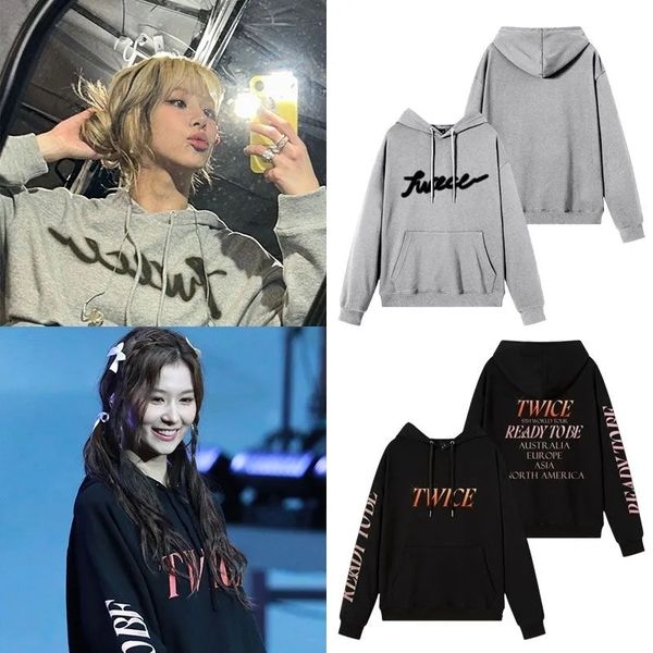 womens hoodies sweatshirts spring kpop twice ready to be tour vocal concert same hooded long sleeved cotton sweatshirt y2k oversize fleece h, Black
womens hoodies sweatshirts spring kpop twice ready to be tour vocal concert same hooded long sleeved cotton sweatshirt y2k oversize fleece h, Black
